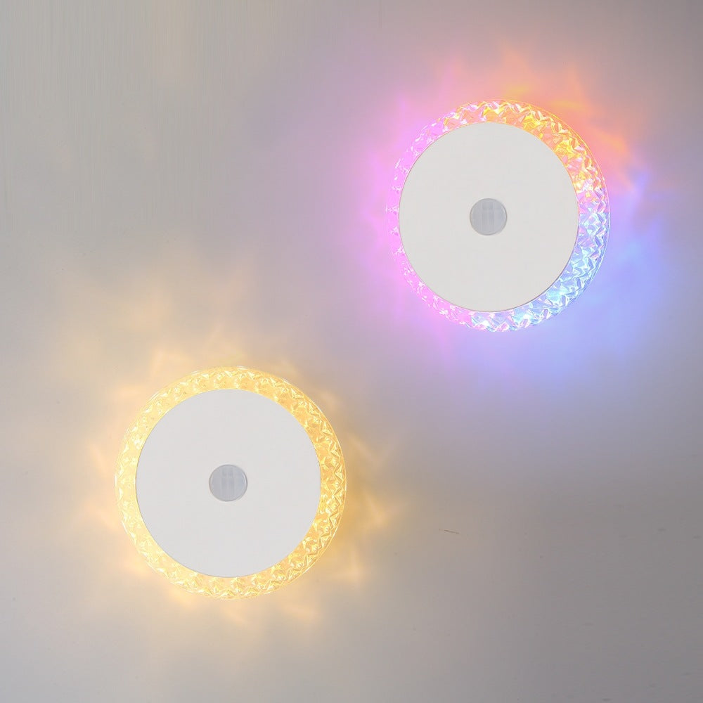 Applique murale LED Halo, détail du matériau